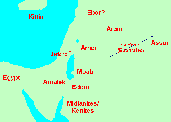 Placenames mentioned in the passage