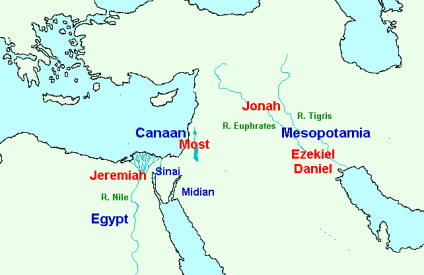 Prophets sent outside Israel